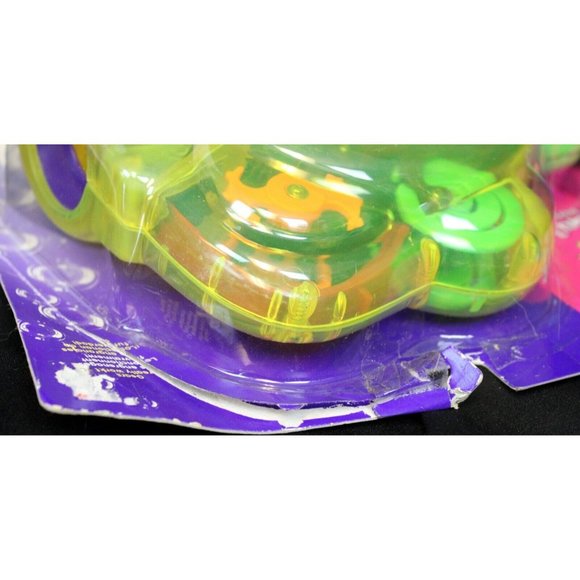 Vtg 90s Koosh Bubble Toy Gun Bazooka Pump Action Gears Solution Kids - Picture 6 of 7